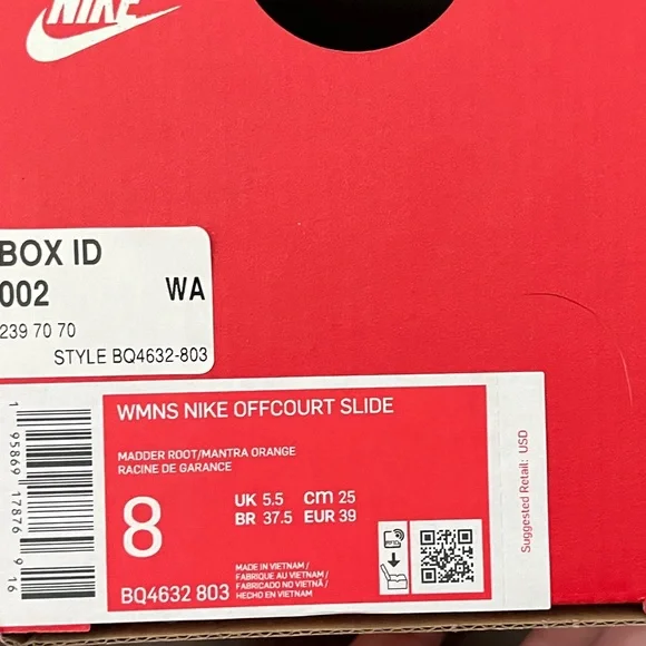 Nike Women’s Offcourt SE Slide Sandals Mantra Orange Size 8 9 10 NEW B04632 803 - Picture 5 of 7